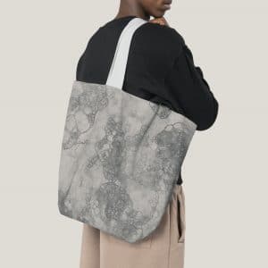 Universal shopper with gray print
